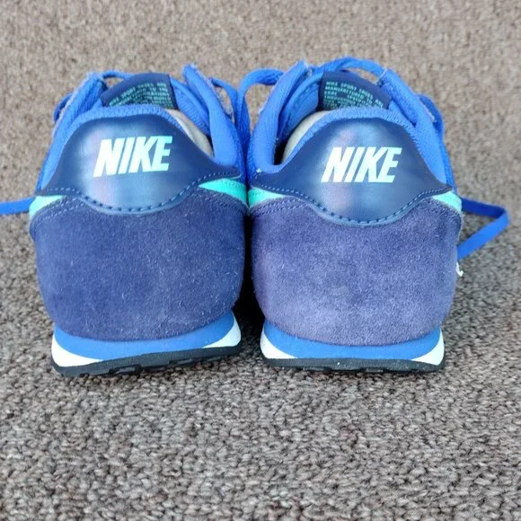 Nike Women's 9.5 Genicco Suede Blue 644451-434 Running Low Lace Up 2015 Classic - Picture 5 of 8